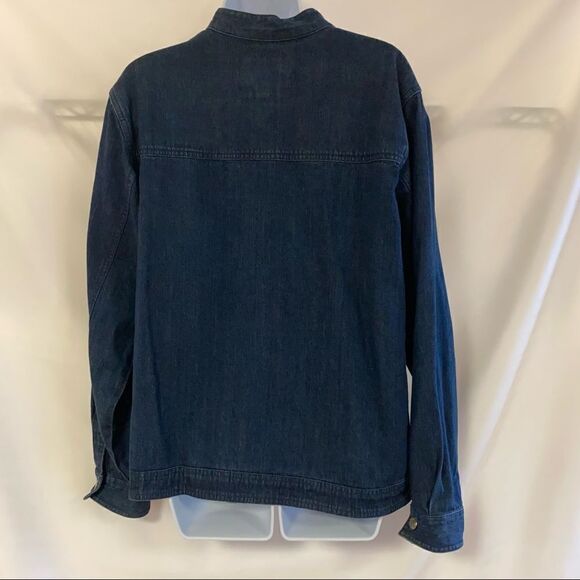 KRAZY KAT Blue Jean Jacket size large - Picture 6 of 7